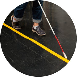 白杖とココテープ写真